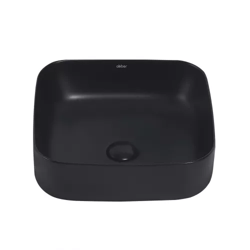 Раковина накладная ABBER Rechteck AC2211MB черная матовая, Выбрать цвет: Черный матовый, изображение 2