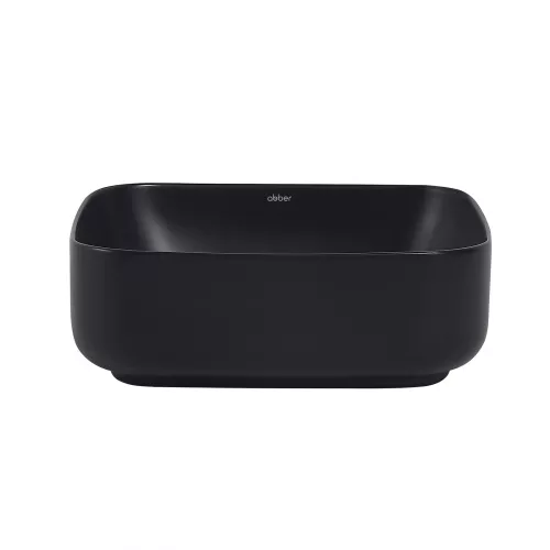 Раковина накладная ABBER Rechteck AC2211MB черная матовая, Выбрать цвет: Черный матовый, изображение 3