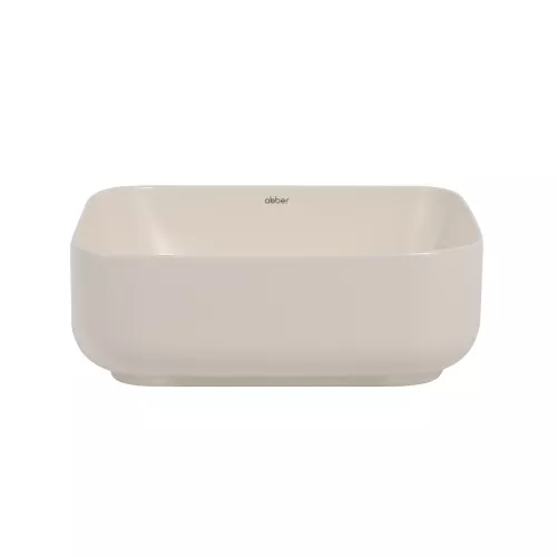 Раковина накладная ABBER Rechteck AC2211MBE светло-бежевая матовая, Выбрать цвет: Бежевый светлый матовый, изображение 3