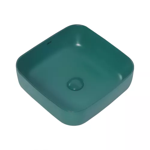 Раковина накладная ABBER Rechteck AC2211MBG темно-зеленая матовая, Выбрать цвет: Темно-зеленый матовый, изображение 2
