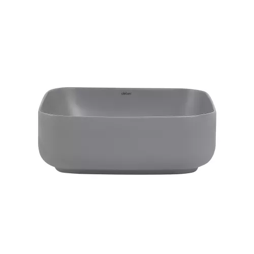 Раковина накладная ABBER Rechteck AC2211MG серая матовая, Выбрать цвет: Серый матовый, изображение 3