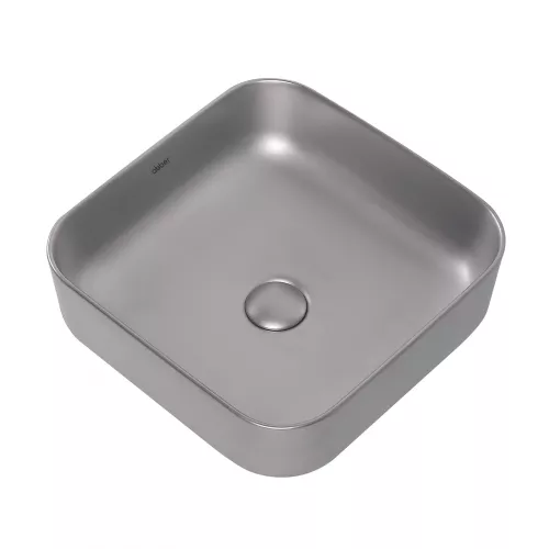 Раковина накладная ABBER Rechteck AC2211MS серебро матовое, Выбрать цвет: Серебро матовое, изображение 3