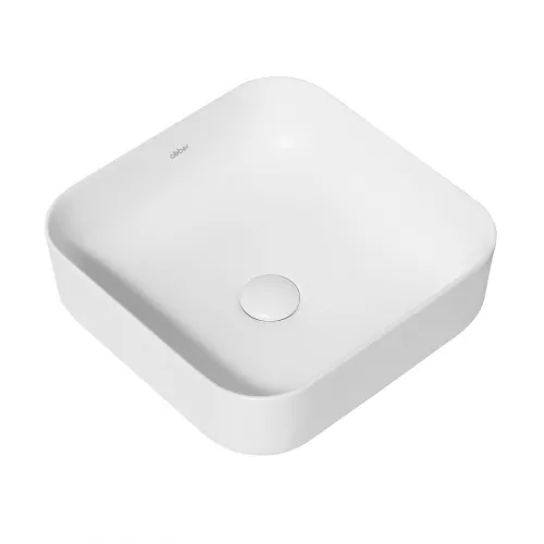 Раковина накладная ABBER Rechteck AC2211MW белая матовая, Выбрать цвет: Белый матовый, изображение 2