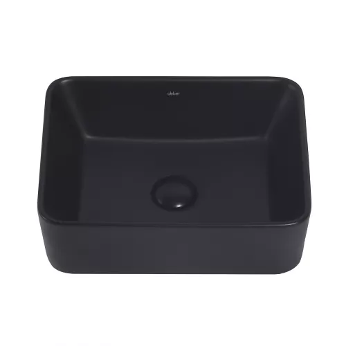 Раковина накладная ABBER Rechteck AC2213MB черная матовая, Выбрать цвет: Черный матовый, изображение 2