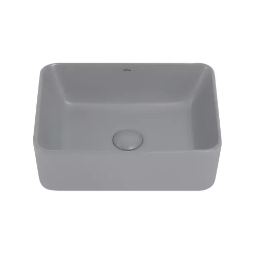 Раковина накладная ABBER Rechteck AC2213MG серая матовая, Выбрать цвет: Серый матовый, изображение 2