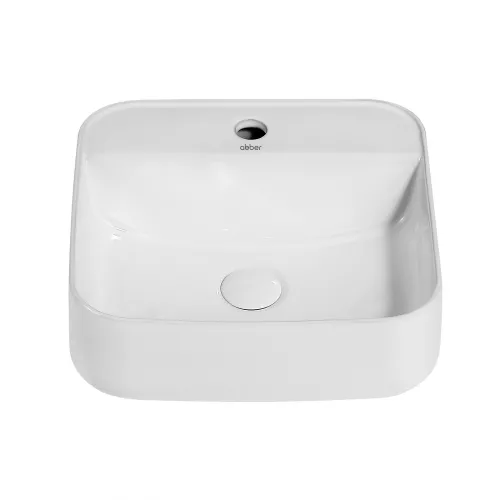 Раковина накладная ABBER Rechteck AC2215 белая, изображение 2