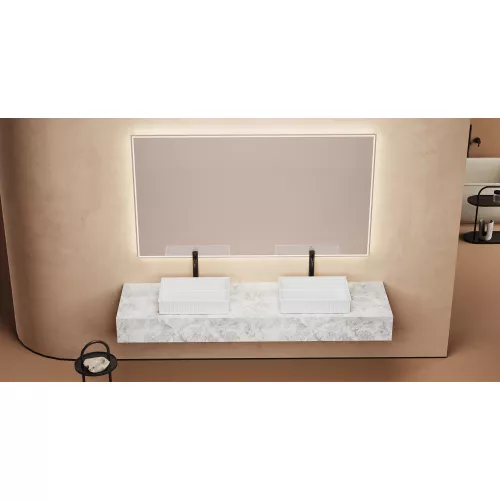 Раковина накладная ABBER Rechteck AC2216 белая, изображение 3