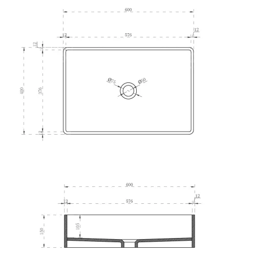 Раковина накладная прозрачная ABBER Kristall AT2803Saphir синяя, изображение 4