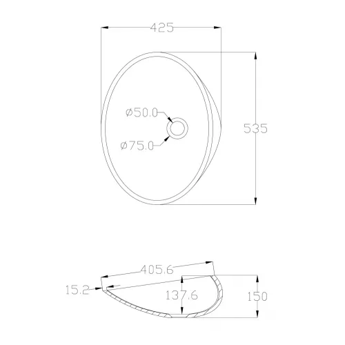 Раковина накладная прозрачная ABBER Kristall AT2812Emerald зеленая, Выбрать цвет: Зеленый, изображение 4