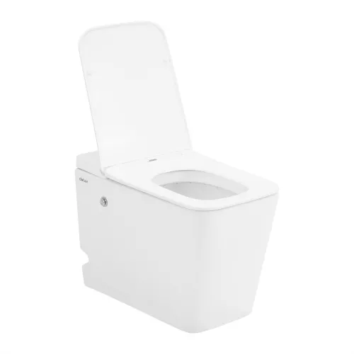 Унитаз ABBER Rechteck AC1213P приставной белый с импульсным смывом, изображение 7