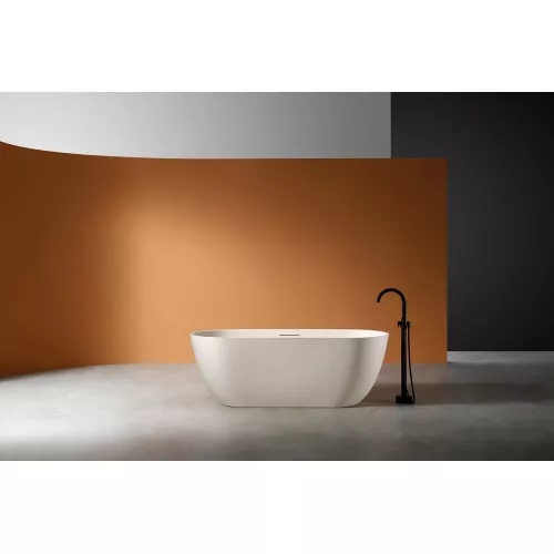 Ванна из искусственного камня ABBER Frankfurt  170х75  светло-бежевая матовая, Выбрать цвет: Светло-бежевый матовый, изображение 2