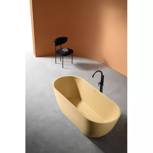 Ванна из искусственного камня ABBER Frankfurt 170х75 песочная матовая, Выбрать цвет: песочный матовый, изображение 3