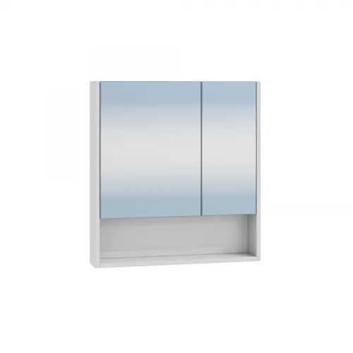 Мебель для ванной: Зеркальный шкаф "Сити 40/50/60/70" универсальный НП 1 в магазине Акватория