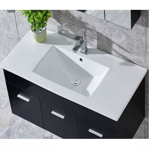 Умывальник CeramaLux 9090E/9080/9070E, Выбрать цвет: Белый, Выбрать размер: 91*47