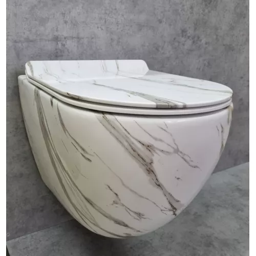 Унитаз подвесной Ceramalux 2213-K, изображение 3