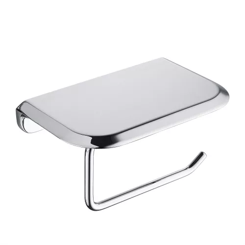 Бумагодержатель с полкой для телефона ABBER Nord AA1530 хром, Выбрать цвет: Хром