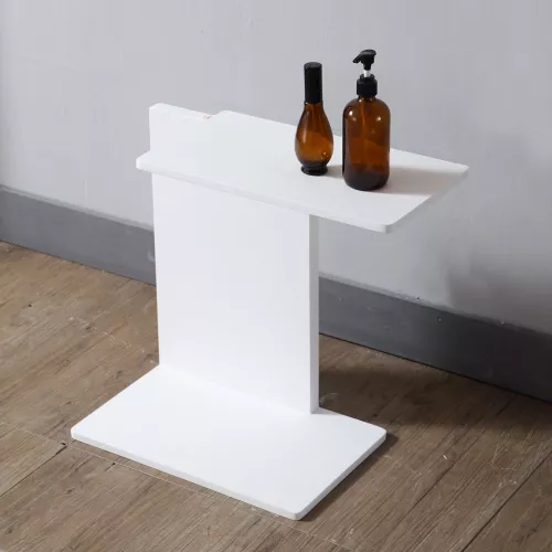 Аксессуары: Столик для ванной комнаты ABBER Stein AS1636 белый 1 в магазине Акватория