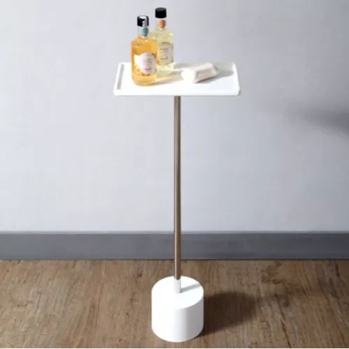 Стойка для ванной комнаты ABBER Stein AS1635 белая, Выбрать цвет: Белый