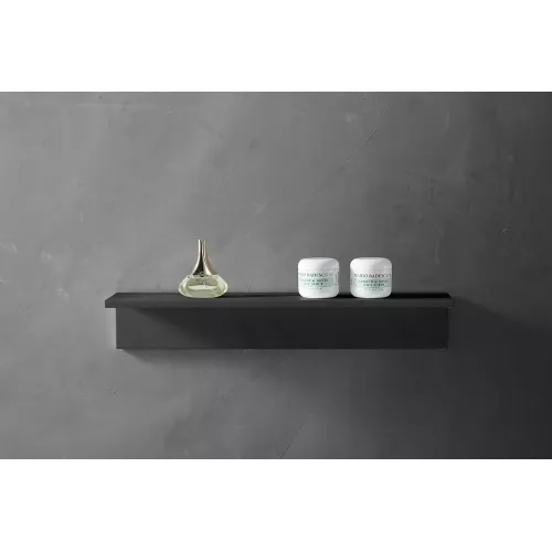 Полочка для ванной комнаты ABBER Stein AS1654MB черная матовая, Выбрать цвет: Черный матовый, изображение 2