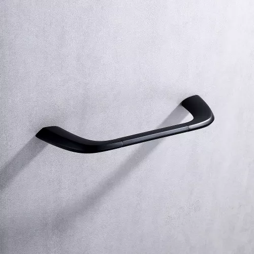 Полотенцедержатель ABBER Nord AA1551B черный матовый, Выбрать цвет: Черный матовый, изображение 2