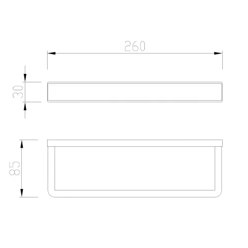 Полотенцедержатель ABBER Westen AA1753G золото матовое, Выбрать цвет: Золото матовое, изображение 3