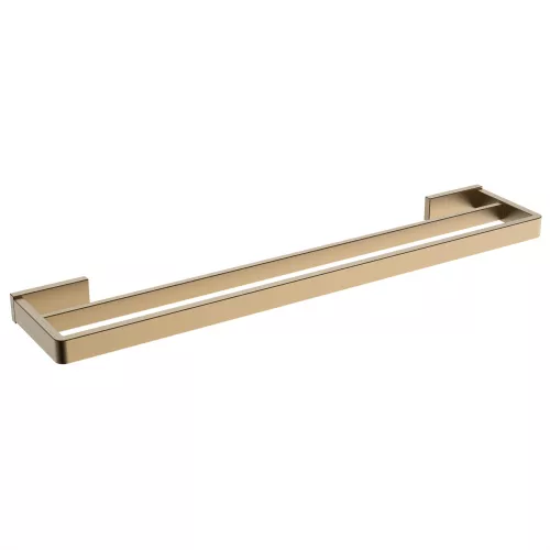 Полотенцедержатель двойной ABBER Westen AA1757G золото матовое, Выбрать цвет: Золото матовое