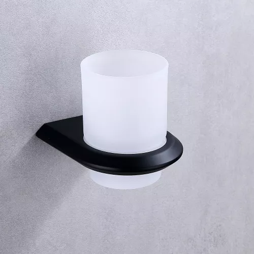 Стакан для зубных щеток ABBER Nord AA1556B черный матовый, Выбрать цвет: Черный матовый, изображение 2