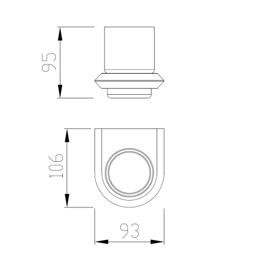 Стакан для зубных щеток ABBER Nord AA1556B черный матовый, Выбрать цвет: Черный матовый, изображение 3