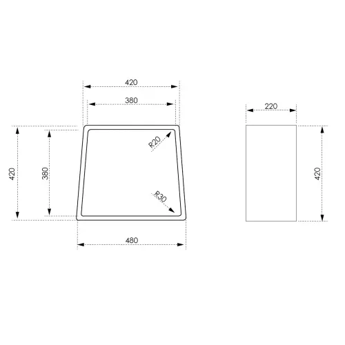 Стульчик для ванной ABBER Stein AS1638 белый, Выбрать цвет: Белый, изображение 2
