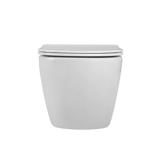 Унитаз ABBER Bequem AC1100 подвесной белый, безободковый, Выбрать цвет: Белый, изображение 3