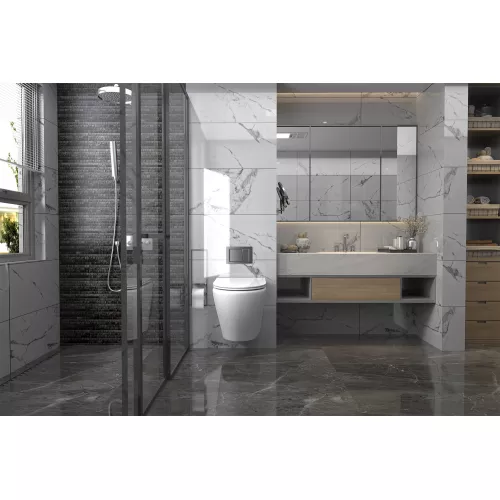 Унитаз ABBER Bequem AC1102 подвесной белый, безободковый, Выбрать цвет: Белый, изображение 8