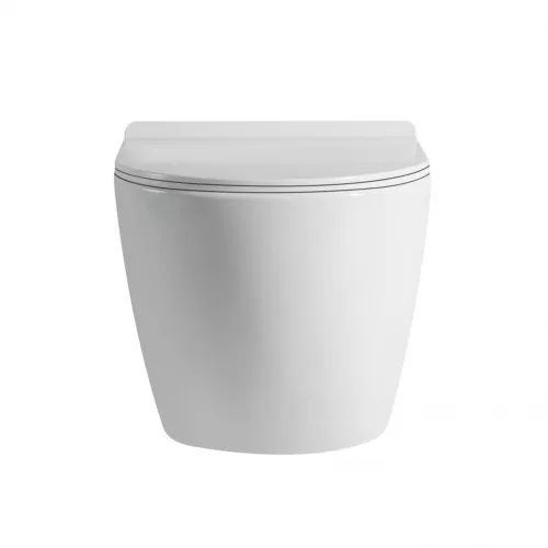 Унитаз ABBER Bequem AC1105P подвесной белый с импульсным смывом, изображение 6