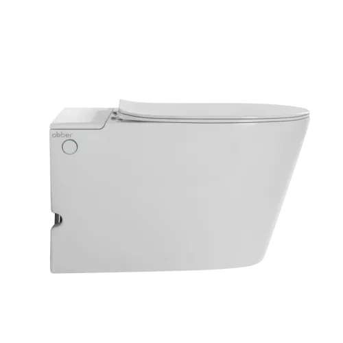 Унитаз ABBER Bequem AC1106P подвесной белый с импульсным смывом, изображение 5