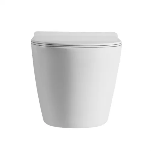 Унитаз ABBER Bequem AC1106P подвесной белый с импульсным смывом, изображение 6