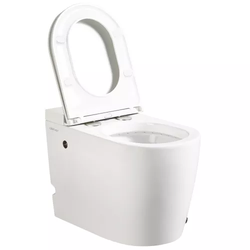 Унитаз ABBER Bequem AC1114P приставной белый с импульсным смывом, изображение 3