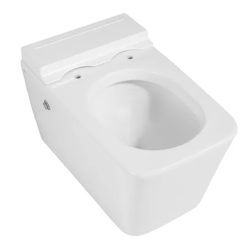 Унитаз ABBER Rechteck AC1202P подвесной белый с импульсным смывом, изображение 5