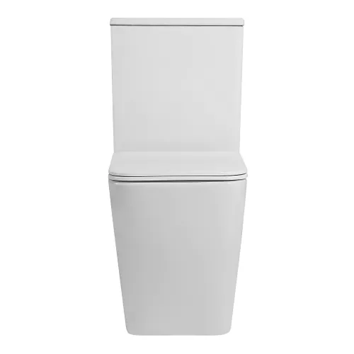 Унитаз ABBER Rechteck AC1210 компакт белый, безободковый, Выбрать цвет: Белый, изображение 6