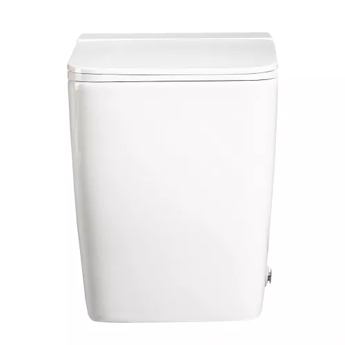 Унитаз ABBER Rechteck AC1212P приставной белый с импульсным смывом, изображение 4