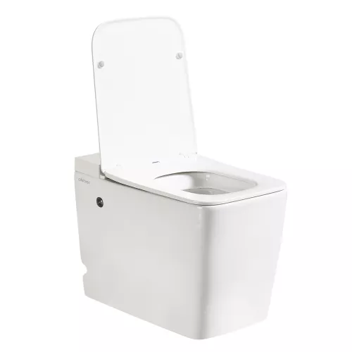 Унитаз ABBER Rechteck AC1212P приставной белый с импульсным смывом, изображение 7