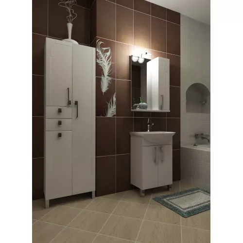 Зеркало-шкаф  Triton Диана 55 R с подсветкой, изображение 3