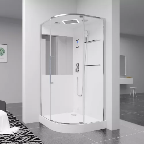 Душевая кабина с паром  Black & White Galaxy G8891 100х100, изображение 2