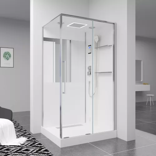 Душевая кабина Black&White Galaxy с паром G8898  90х115, изображение 2