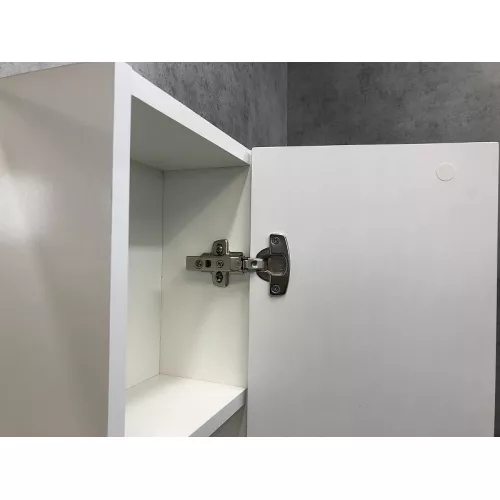 COMFORTY. Зеркало-шкаф "Амстердам-75/95" белый глянец, Выбрать размер: 75, изображение 2