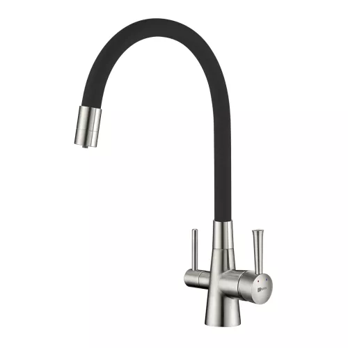 Смеситель Lemark Comfort LM3075BN-Black для кухни  с подкл. к фильтру с питьевой водой