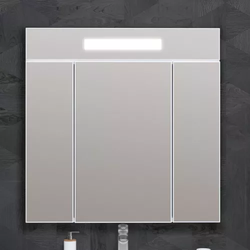 Мебель для ванной: Зеркальный шкафчик OPADIRIS Фреш-80 1 в магазине Акватория
