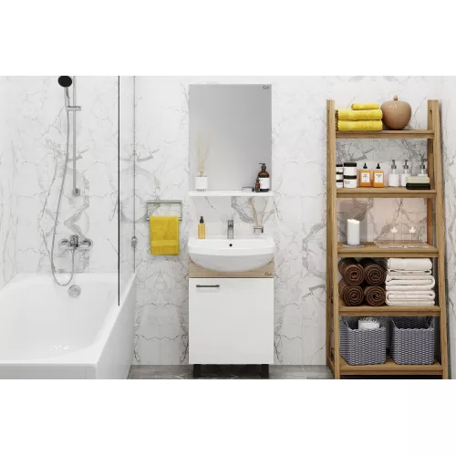 Зеркало Onika ЭКО 52 белое, изображение 5