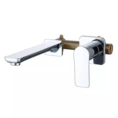 Смеситель для раковины скрытого монтажа ACWEN 6614A , хром, Выбрать цвет: Хром, изображение 14