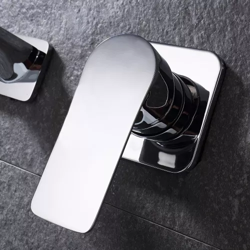 Смеситель для раковины скрытого монтажа ACWEN 6614A , хром, Выбрать цвет: Хром, изображение 11