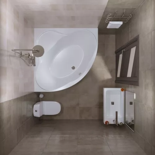 Ванна акриловая  Triton Грация  угловая 140х140, изображение 6