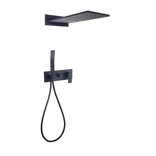 Душевая система ACWEN 2210B встраиваемая, черная матовая, Выбрать цвет: Черный, изображение 12